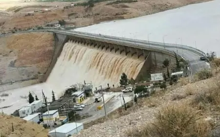 المياه تحذر من فيضان سد الموجب