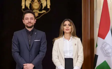 في قصر الحسينية.. ولي العهد يقيم مأدبة إفطار لـ شباب برنامج خطى الحسين