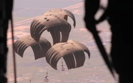 الأردن.. 7 إنزالات جوية جديدة لمساعدات لـ غزة