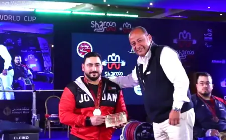 خطاب يتوج بذهبية كأس العالم لرفع الأثقال البارالمبي