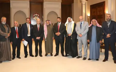 عقد في الديوان الملكي الهاشمي.. العيسوي يلتقي وفدا من أبناء رابطة عشيرة القطيفات