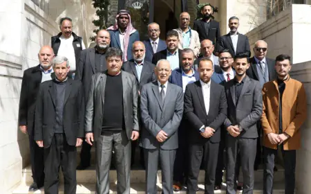 العيسوي  يلتقي وفدا من منطقة المنارة بإربد