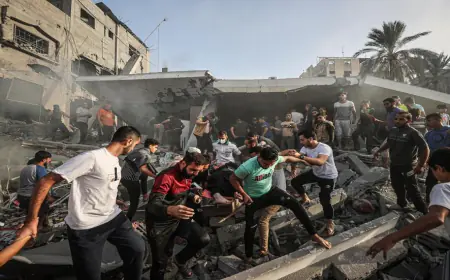 حصيلة جديدة لضحايا القصف الإسرائيلي على غزة