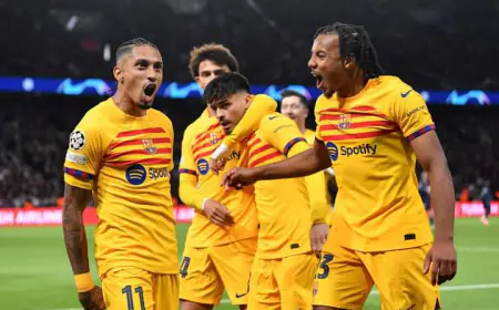 برشلونة يخمد نيران سان جيرمان بثلاثية