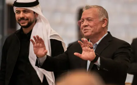 الملك وولي العهد يزوران محافظة المفرق بمناسبة اليوبيل الفضي