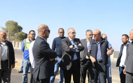 وزير الأشغال: فتح طريق العارضة أمام حركة السير نهاية الشهر المقبل