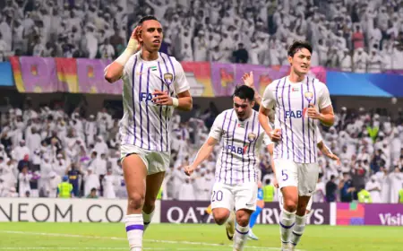 قطار العين يوقف سلسلة انتصارات الهلال السعودي