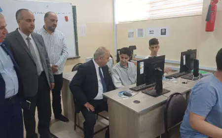 محافظة يتفقد مدارس في سحاب والقويسمة