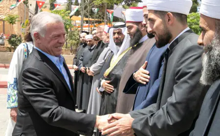 جلالة الملك ينعم بميدالية اليوبيل الفضي على شخصيات ومؤسسات في مأدبا