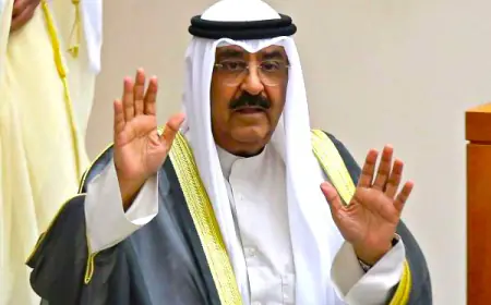 تلبية لدعوة من أخيه جلالة الملك.. أمير دولة الكويت  يبدأ زيارته للأردن