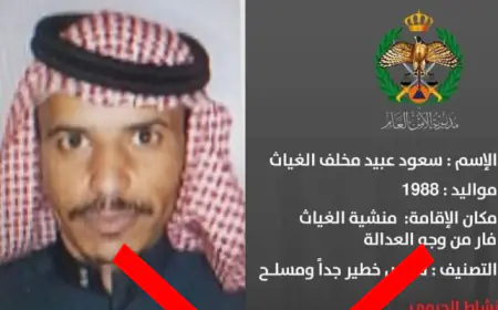 المطلوب سعود عبيد مخلف الغياث  يسلم نفسه لإدارة مكافحة المخدرات