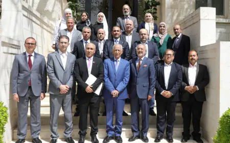 العيسوي يلتقي وفدين من رابطة الفنانين التشكيليين والتقدم الأكاديمي التربوي