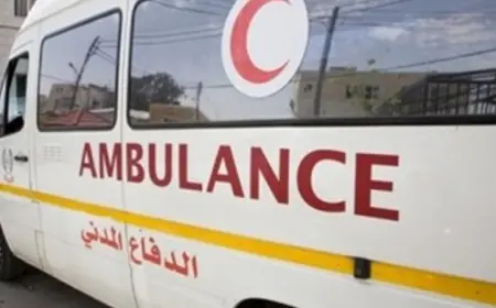 في محافظة جرش..  10 إصابات إثر حادث تصادم وقع بين مركبتين