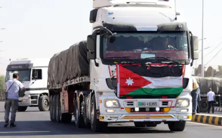 الخارجية تدين بأشد العبارات اعتداء مستوطنين إسرائيليين على قافلتي مساعدات أردنية