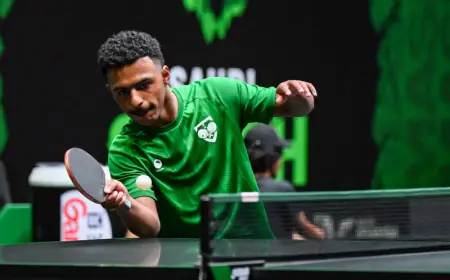 مواجهات قوية  في بطولة سماش السعودية 2024 لكرة الطاولة