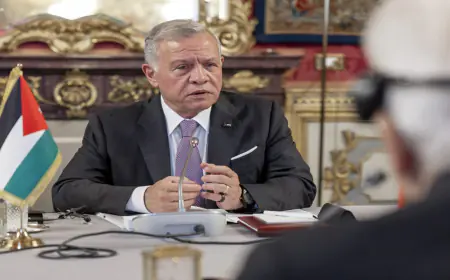 الملك ينبه إلى العواقب الخطيرة للهجوم الإسرائيلي على رفح