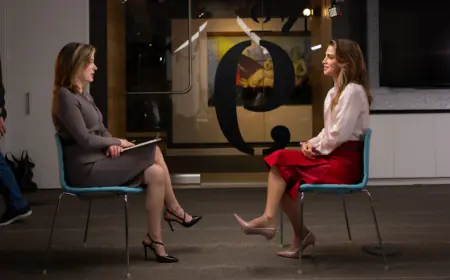 الملكة رانيا خلال مقابلة مع (سي بي إس): هناك شعور بالتطبيق الانتقائي للقانون الإنساني وشعور بالظلم