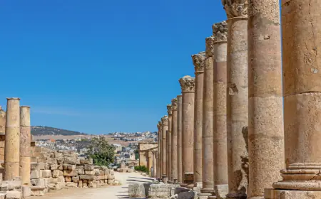 %85 نسبة إنجاز عطاء تصميم السوق العتيق في جرش المتصل بالمدينة الأثرية