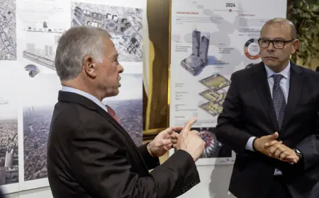 جلالة الملك يطلع على خطط المرحلة الثانية لتوسعة مشروع العبدلي