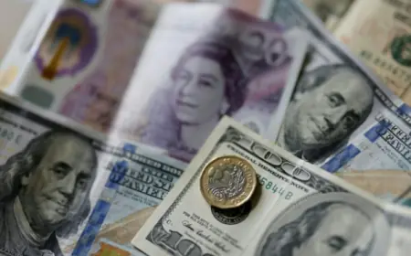 ارتفاع الاسترليني مقابل الدولار واليورو