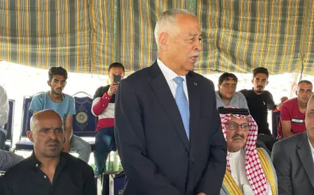 مندوبا عن الملك وولي العهد.. العيسوي يعزي عشيرة المرعي/العجارمة