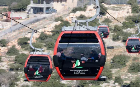 تلفريك عجلون يغلق أبوابه في 27 الشهر الحالي للصيانة السنوية