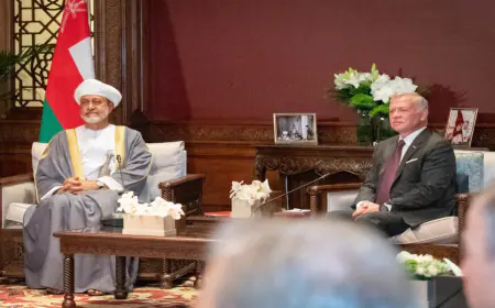 الملك يصطحب سلطان عُمان لزيارة متحف الأردن