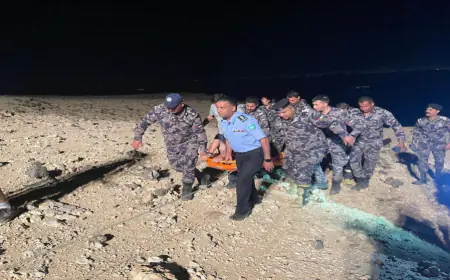 الدفاع المدني ينقذ  5 أشخاص ضلوا طريقهم بأحد الأودية الوعرة بمنطقة ماعين