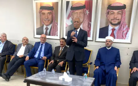 مندوبا عن الملك وولي العهد..العيسوي يعزي عشيرة المجالي