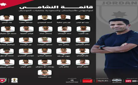 أسماء جديدة بتشكيلة النشامى أمام طاجيكستان والسعودية بالتصفيات المشتركة