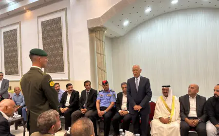 مندوبا عن الملك وولي العهد.. العيسوي يعزي عشيرة المقابلة