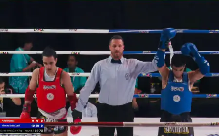 بالفيديو..  بطل أكاديمية المواي تاي فايترز يهزم لاعب كندا بالضربة القاضية