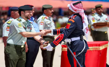 بالصور.. ولي العهد يرعى حفل تخريج الفوج الـ 33 من الجناح العسكري بجامعة مؤتة