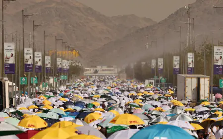 السعودية: إجمالي أعداد الحجاج  بلغ (1,833,164)