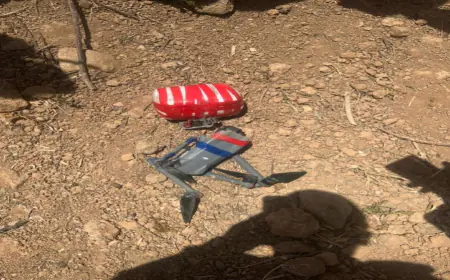 القوات المسلحة : إسقاط طائرة مسيرة قادمة من سوريا محملة بمواد مخدرة