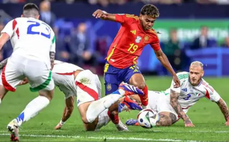 الماتادور الإسباني يواجه الماكينات الألمانية  في  الدور ربع نهائي ليورو 2024