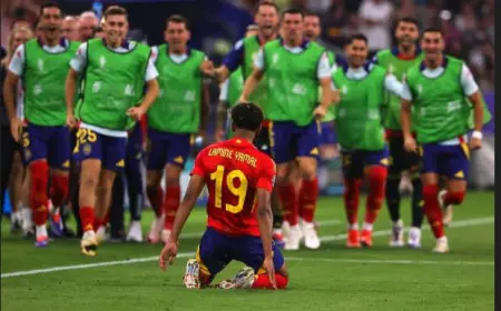 لامين جمال يقود إسبانيا إلى نهائي يورو2024