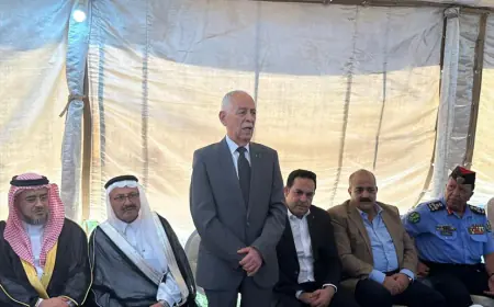 مندوبا عن الملك وولي العهد.. العيسوي يعزي عشيرتي الرجوب والزعبي