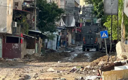 5 شهداء بقصف إسرائيلي على مخيم  طولكرم