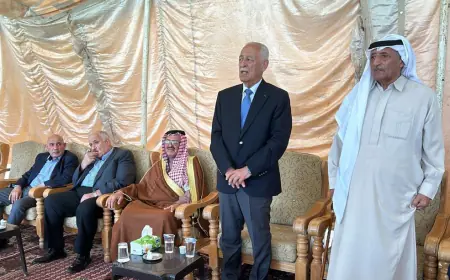 مندوبا عن الملك وولي العهد.. العيسوي يعزي عشائر العجارمة