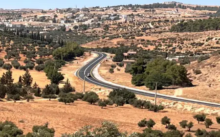 الأشغال تنهي العمل بطريق جرش-المفرق