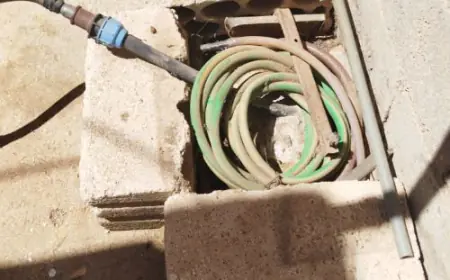 ضبط اعتداء على خط مياه في الرمثا