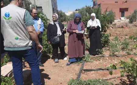 دورة للفاو في مادبا حول (تيسير مدارس المزارعين الحقلية الذكية مناخيا)