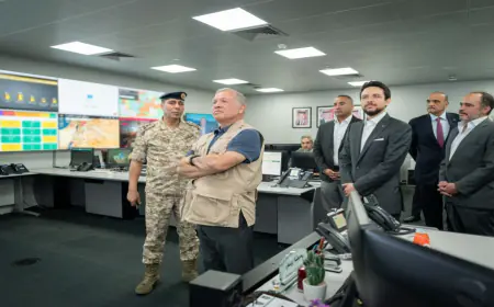 الملك يشيد بالتطور الذي يشهده المركز الوطني للأمن وإدارة الأزمات