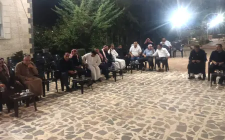 بالصور.. الحجاج يلتقي بأبناء منطقة شفا بدران