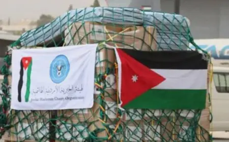 (الخيرية الهاشمية): الأردن الممر الإغاثي الوحيد حاليًا لقطاع غزة