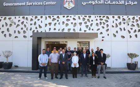 جولة تفقدية على سير العمل في مركز الخدمات الحكومي في العقبة