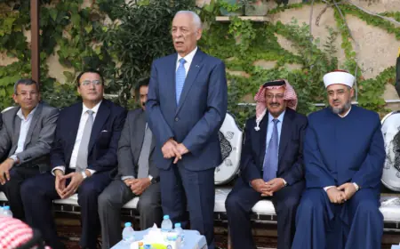 مندوبا عن الملك وولي العهد.... العيسوي يعزي عشيرة الغزو وآل قناش