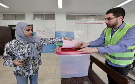 19.75 % نسبة الاقتراع لغاية الرابعة وعدد المقترعين تجاوز المليون