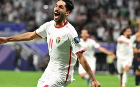 الأردن 3 - 1 فلسطين ..تصفيات كأس العالم